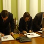 20 September 2016 National Assembly Speaker Maja Gojkovic, EP Rapporteur for Serbia David McAllister and Director of the Foundation Serbia Norbert Beckmann-Dierkes